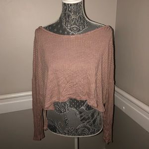 Pink Long Sleeve Top